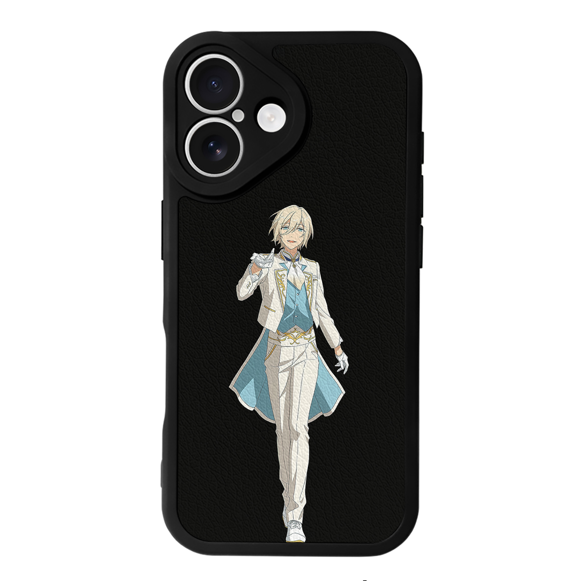 （画像用） あんさんぶるスターズ! Ensemble Stars 【iPhone 16シリーズ対応】シリコンスマホケース（レザー調） 材質：シリコン